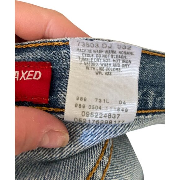 Levi's 550 Jeans Size 18  39x30 Classic Relaxed Fit Tapered Leg Baggy - Picture 5 of 6